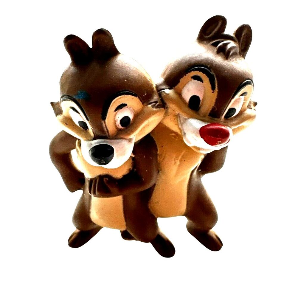 Chip & Dale Squeeze Figurine Disney Toy Classic Pose Action Figure